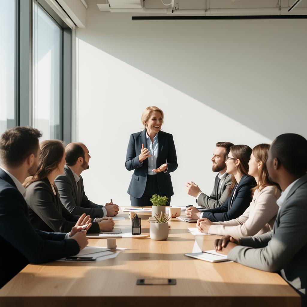 Sean Sarginson coaching a leader through a high-stakes conversation